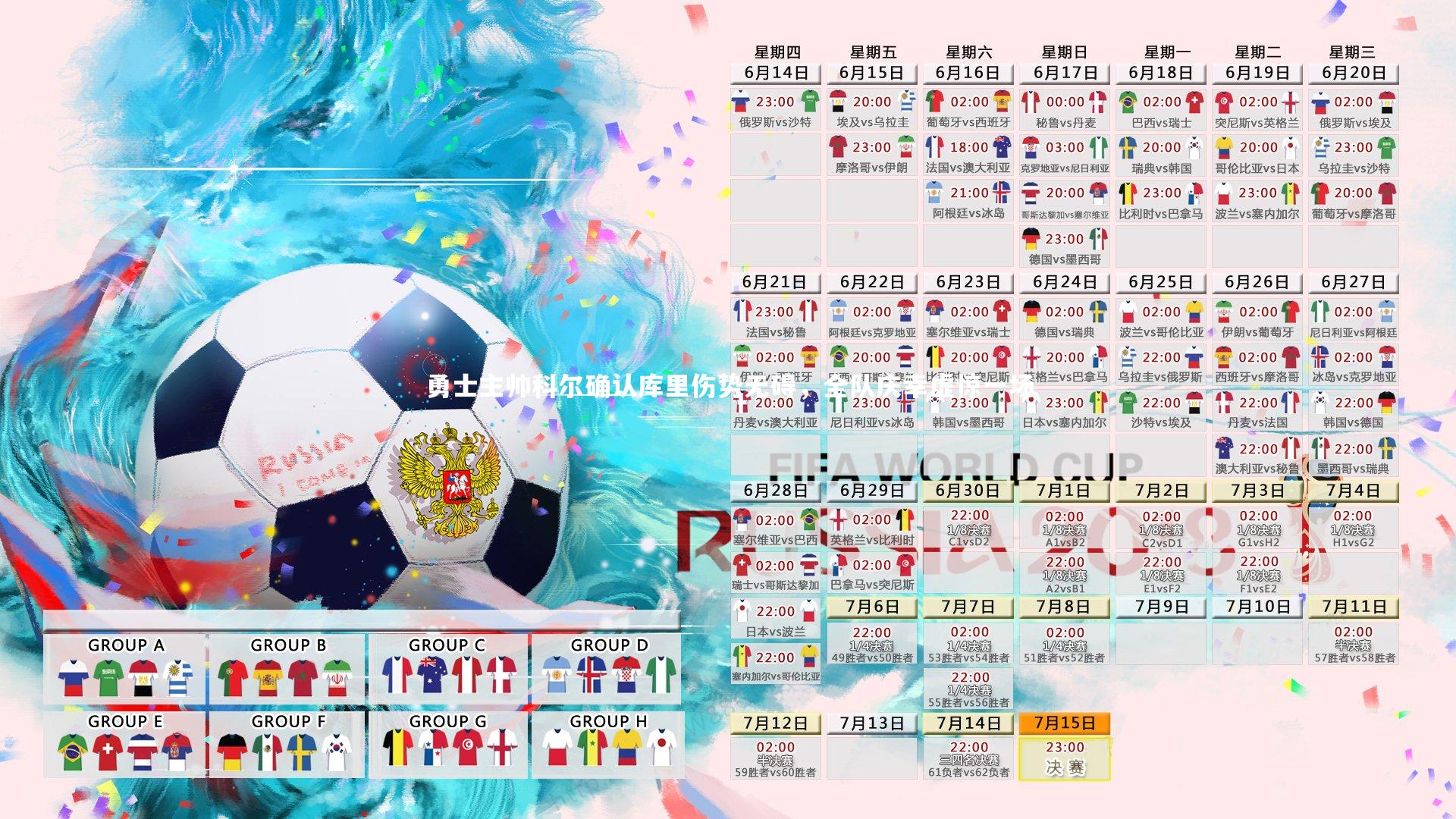 勇士主帅科尔确认库里伤势无碍，全队庆幸虚惊一场